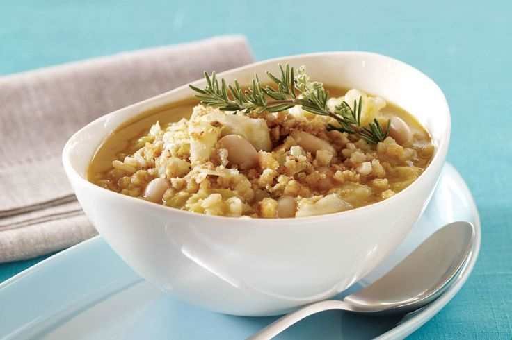 Arborio Rice and White Bean Soup